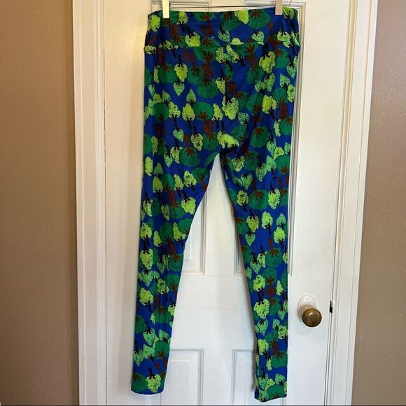 Lularoe tree print leggings  - Picture 3 of 5